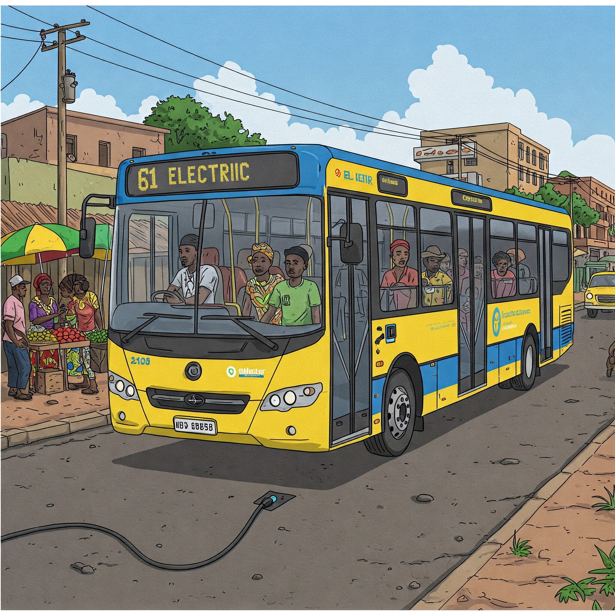 City bus integrated with MooVooCity public transport planning